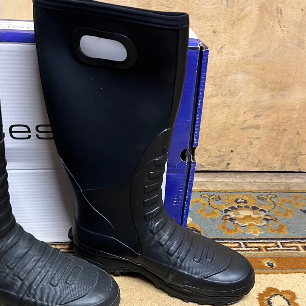 Statemans Brand by Superior Boot Co Durable Black Unisex Winter & Rain Boots